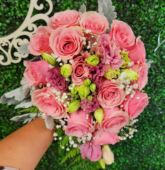 Blush Garden Romance Cascade